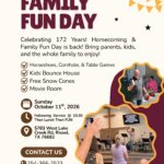 Flyer for family fun day